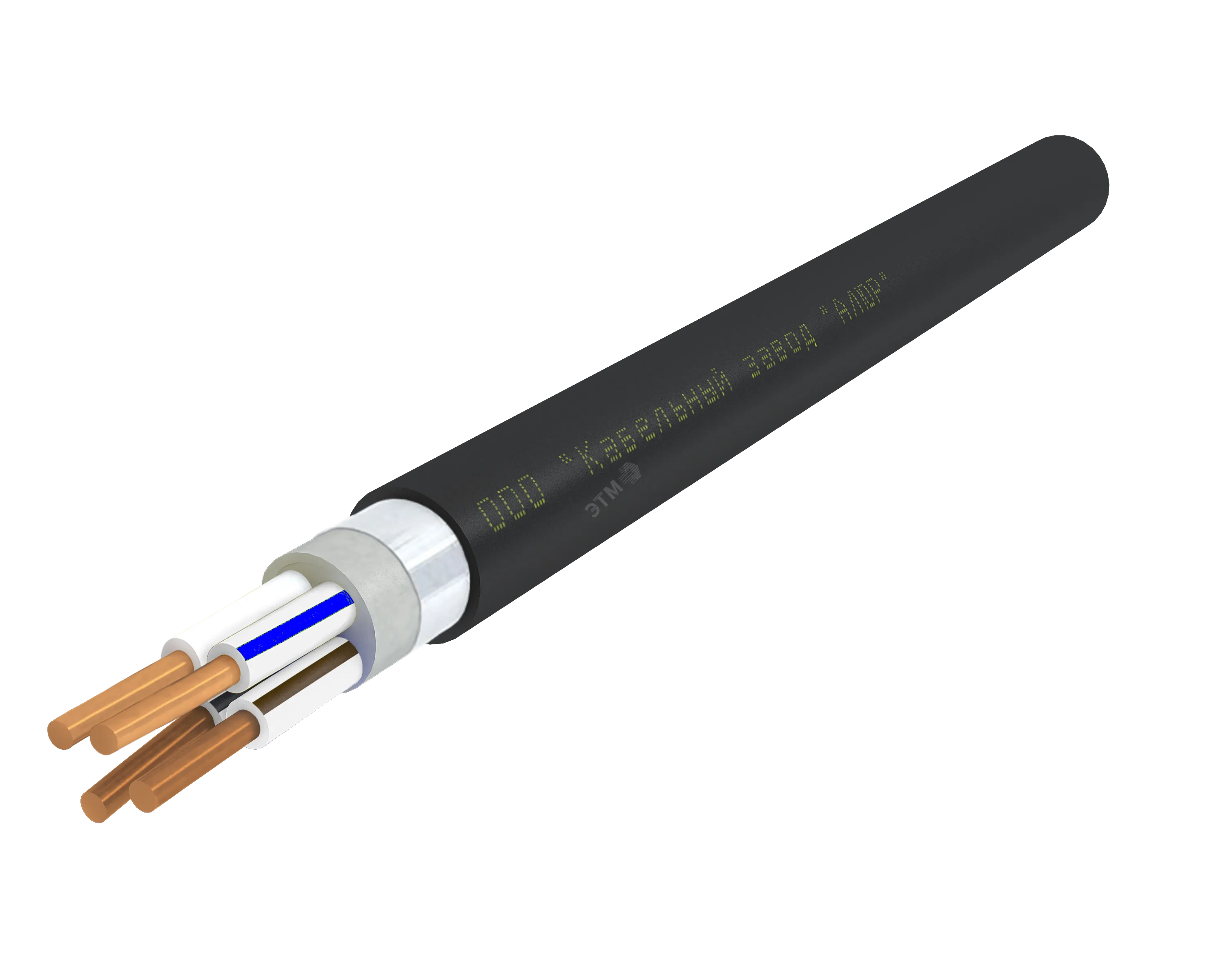 Кабель силовой ВВГЭанг(А)-FRLS 4х25.0 ок(N)-0.66 Ч. бар