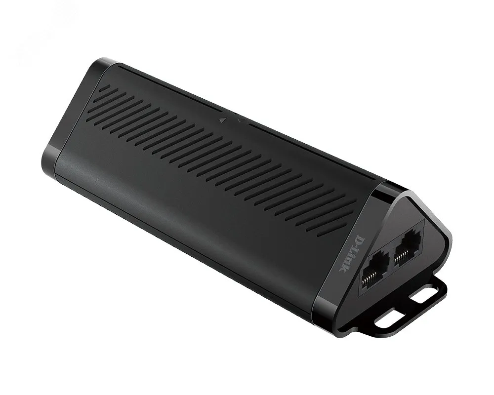 Инжектор PoE 1хRJ45 10/100/1000 Мб/с, 802.3af/at, до 30 Вт, DC 57В d-link dpe-302ge/a1a