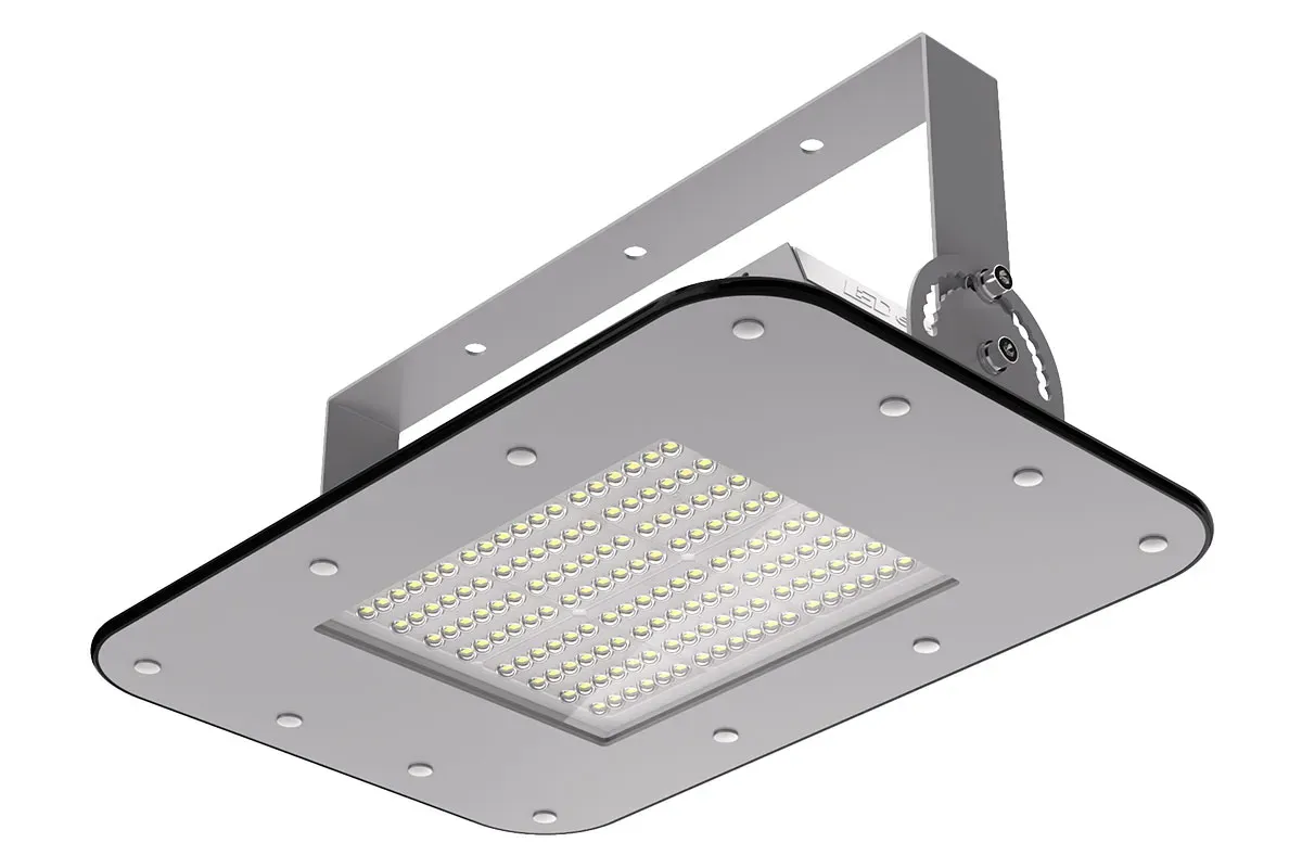 Светильник LED KEDR 2.0 TG (СБУ) 50Вт 7000Лм 5,0К КСС Г закаленное стекло IP67