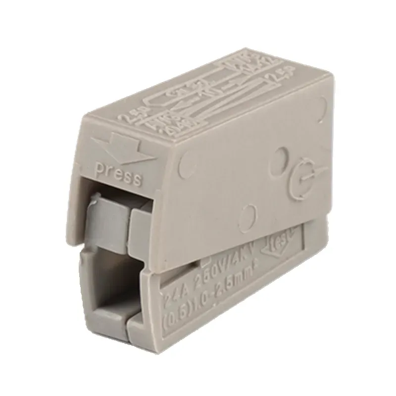 Клеммы монтажные для подключения светильников PTC-2P 224-101 400V 24A 0,5-2,5 mm2 / 100 шт. Jazzway 5051294