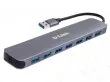 Разветвитель USB 7 портов USB 3.0 Type-A d-link dub-1370/b2a