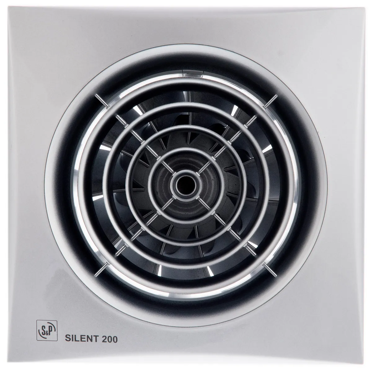 Вентилятор накладной Silent-200 CRZ Silver с таймером