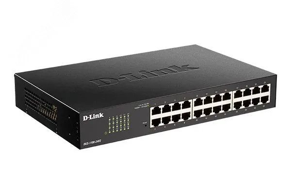 Коммутатор управляемый L2 24 порта 10/100/1000 Мб/с, d-link dgs-1100-24v2/a2a