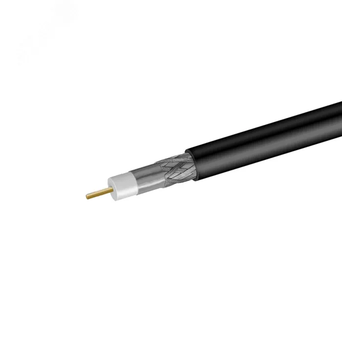 Кабель коаксиальный RG-11 черный CCS 1,63 / Conduct. 21% / Al 96х0,12 / PE Net.on 305м (RG-11/96 CCS) Супр 111p-1