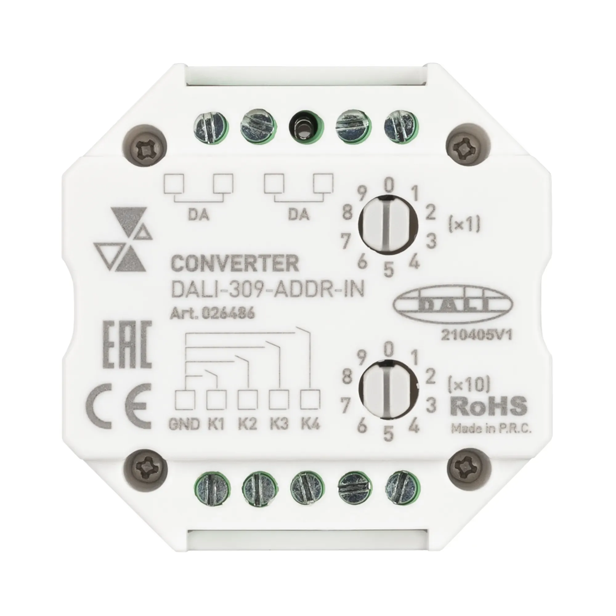 Светильник DL-EDGE-R300-24W Warm3000 (WH, 115 deg, 230V) (, IP40 Металл, 3 года)