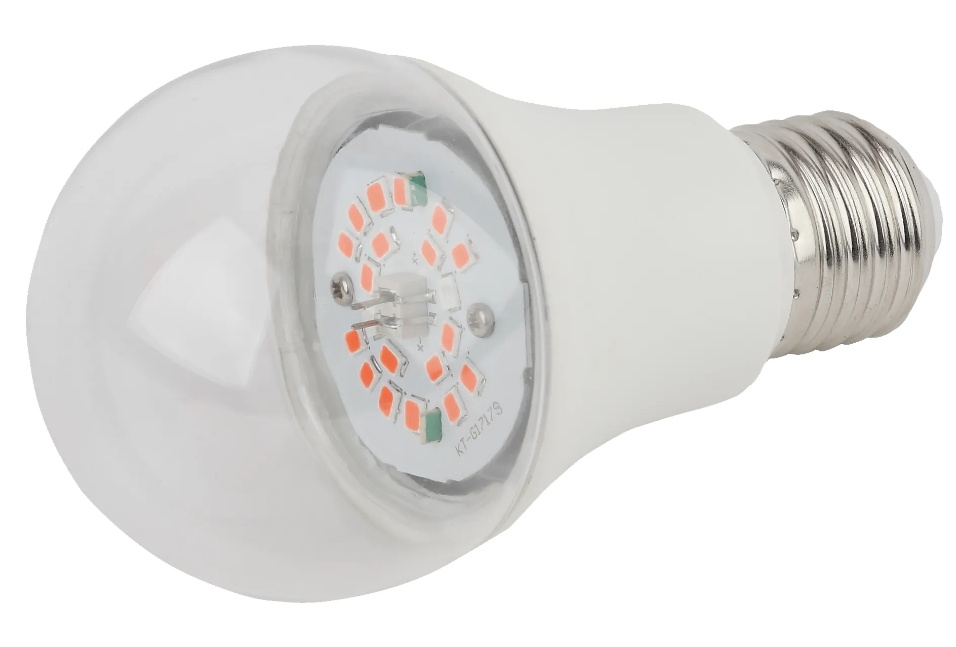 Лампа светодиодная лампа для рассады тип А60, 10 Вт, 220-240V FITO-10W-RB-E27-K