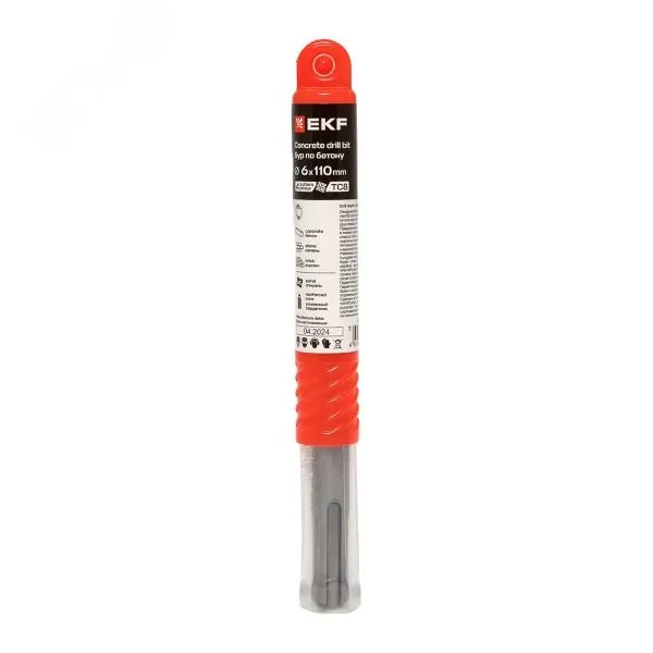 Бур по бетону SDS-plus 6х110 мм (4 резца)