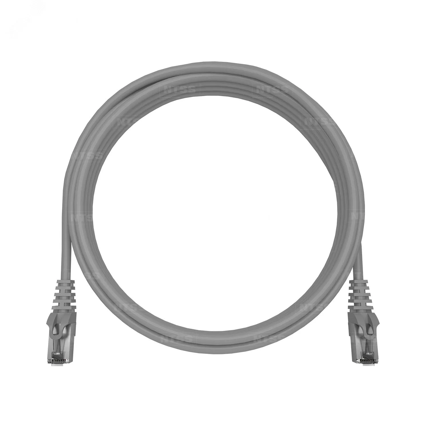 Патч-корд PREMIUM 2хRJ45/8P8C. T568B FTP CAT5e LSZH 1.5 метра. серый