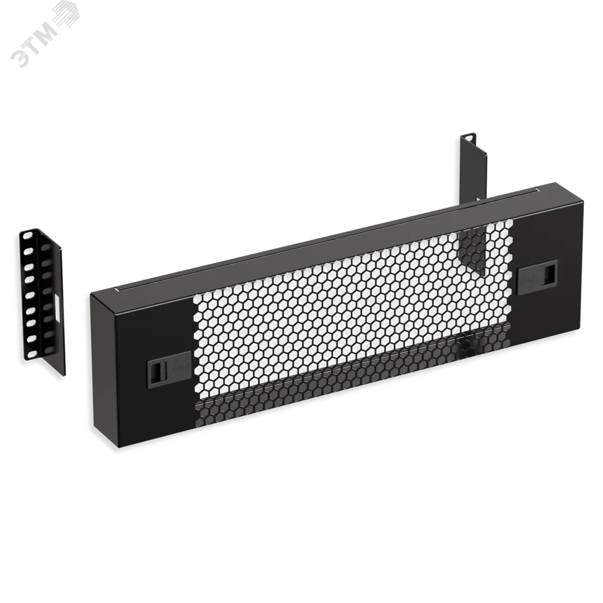 Экран защитный 3U. перфорированный 19 дюймов. черный RAL 9004 SYSMATRIX PS 0300.9000