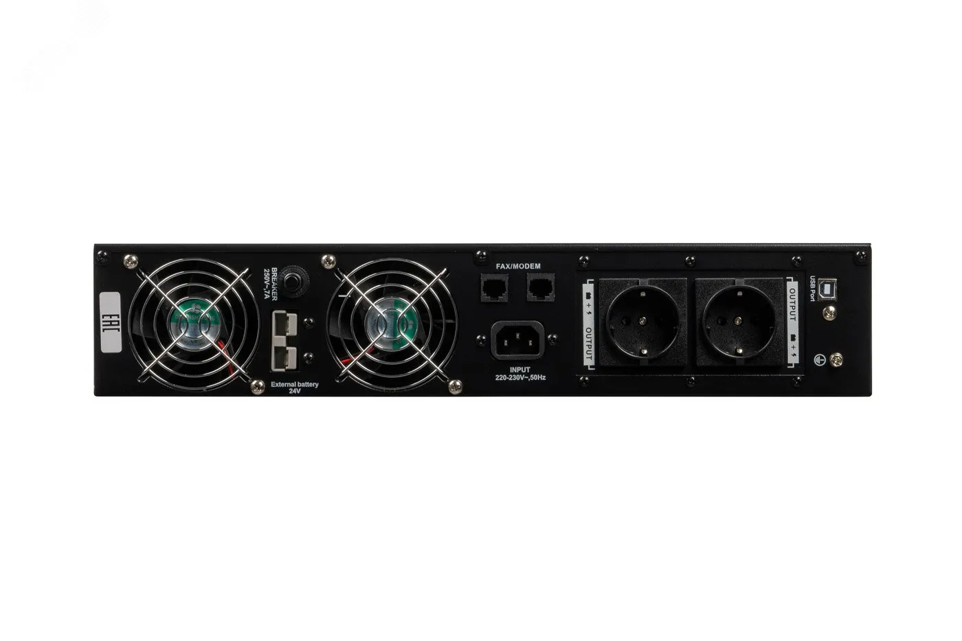 Источник бесперебойного питания Line-interactive RAPAN-UPS 2000 ВА/1400 Вт, RACK, синус, встроенные АКБ 4 шт.x 9Ah