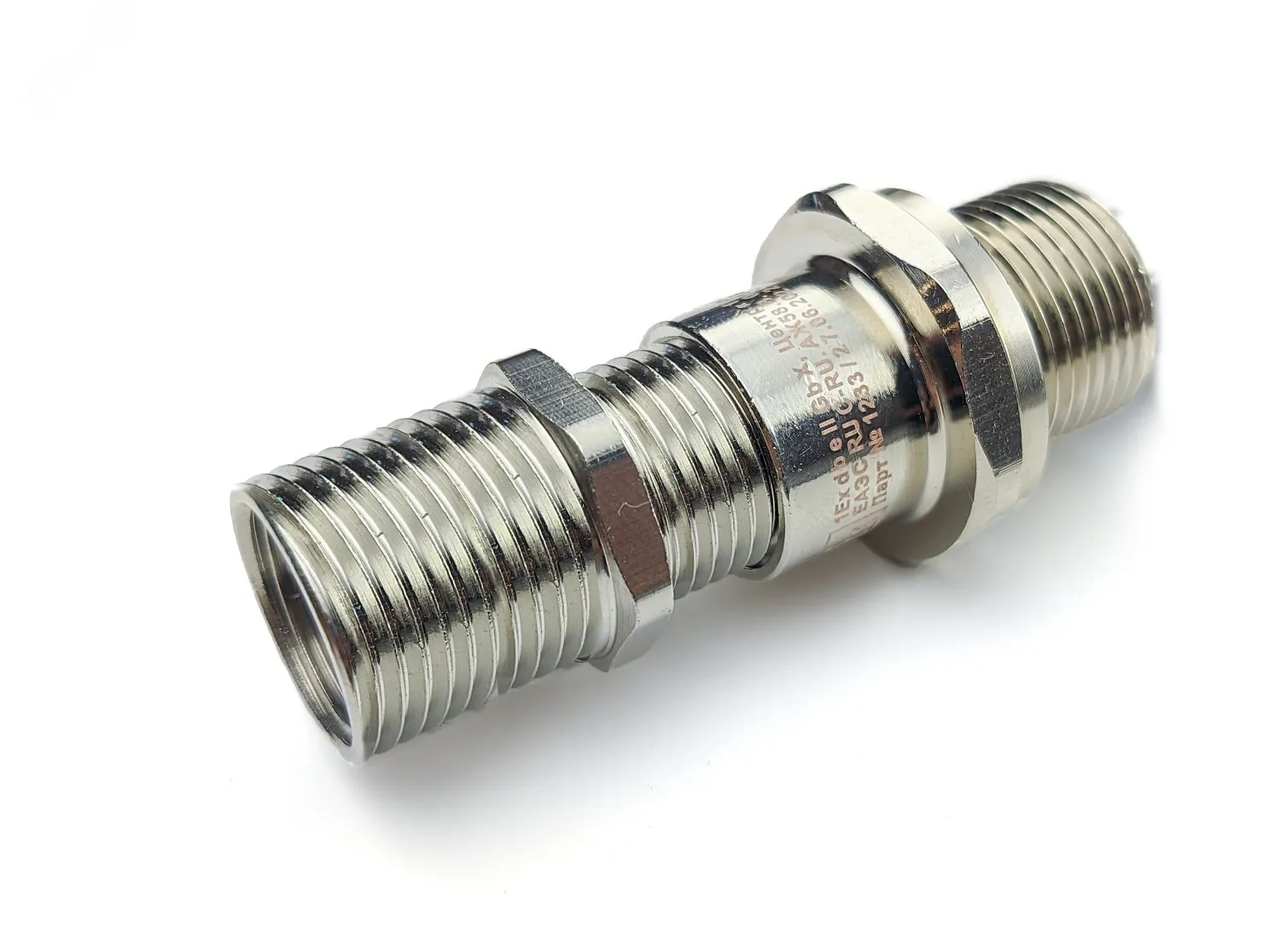 Ех-кабельный ввод ВКВ2ТН-НС-G3/4-М20-14 1Ex db e II Gb X ГОФРОМАТИК