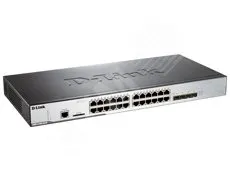 Коммутатор управляемый L3 30 портов RJ45/SFP 100 1000 10000 (10G) Мб/с PoE 740Вт d-link 36729