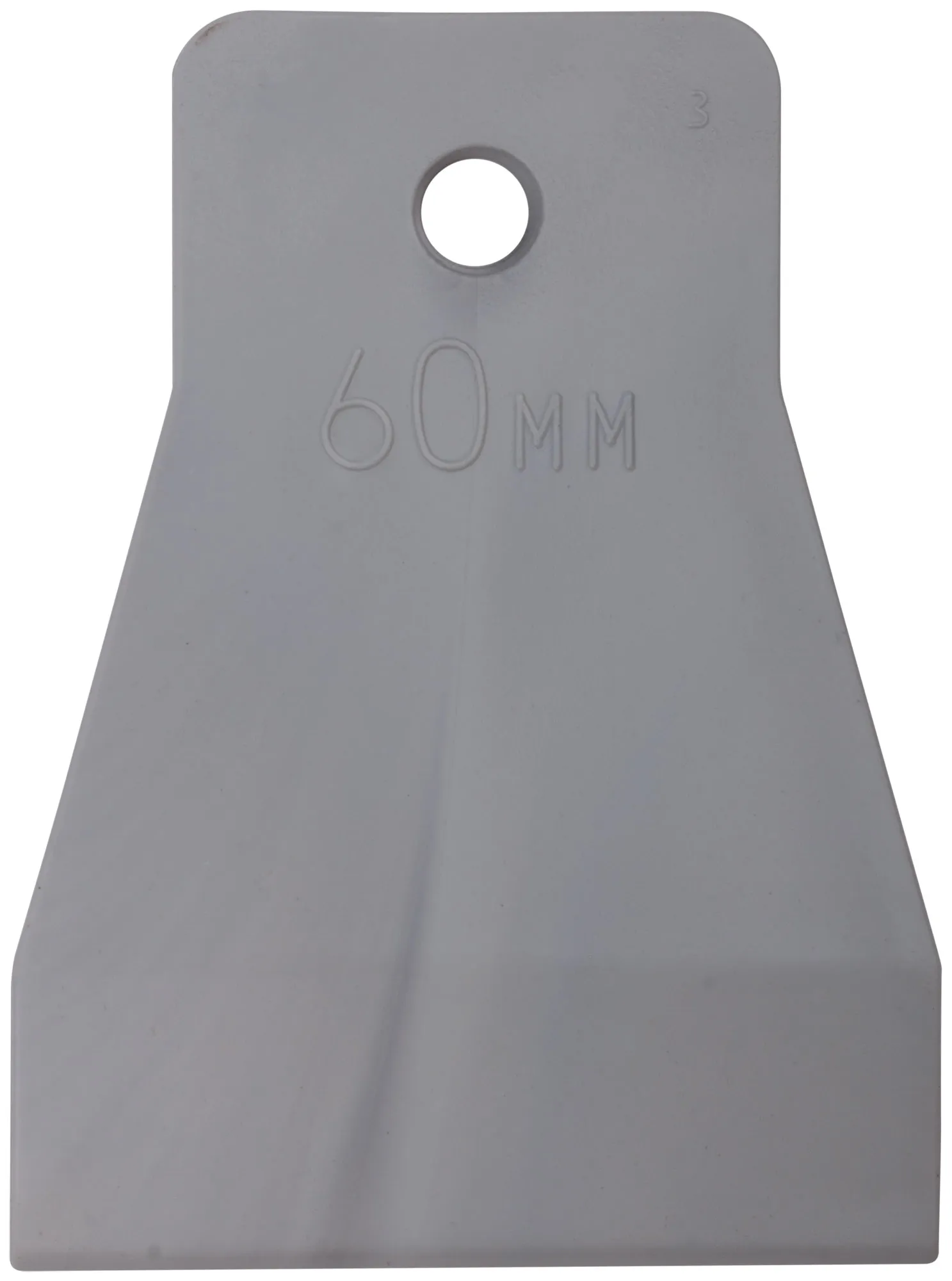 Шпатель резиновый белый 60 мм fit 06884