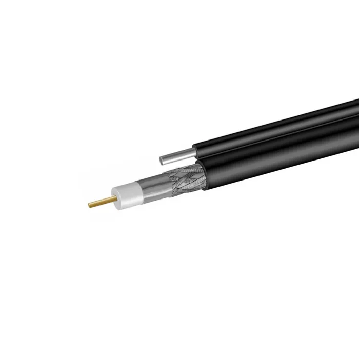 Кабель коаксиальный RG-11 черный CCS 1,63 / Conduct. 21% / Al 96х0,12 / PE с тросом Net.on 305м (RG-11/96 CCS) Супр 111pt-1
