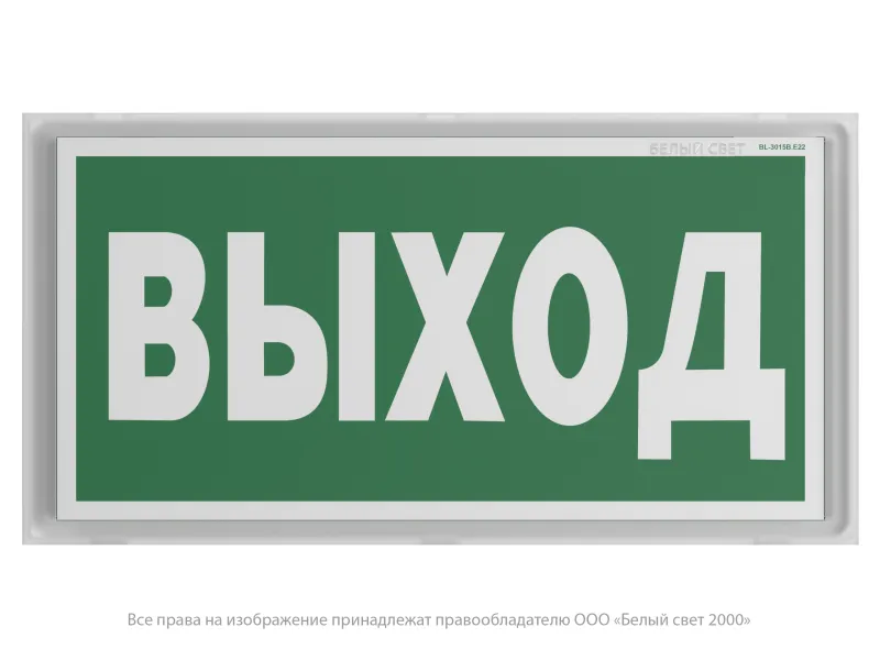 Оповещатель пожарный световой BS-KONTUR-10-F1-12