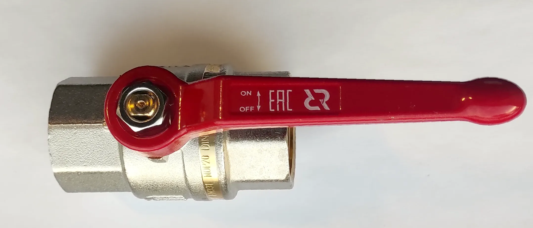 Кран шаровой BVR-R PN40 DN 32 с внутренней резьбой Т от -20С +120 град. материал корпуса латунь CW602N