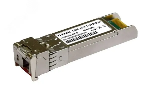 Модуль SFP 1хLC, 10 Гб/с, WDM Tx:1270/Rx:1310, до 20/40 км d-link 436xt-bxu/20km/b2a
