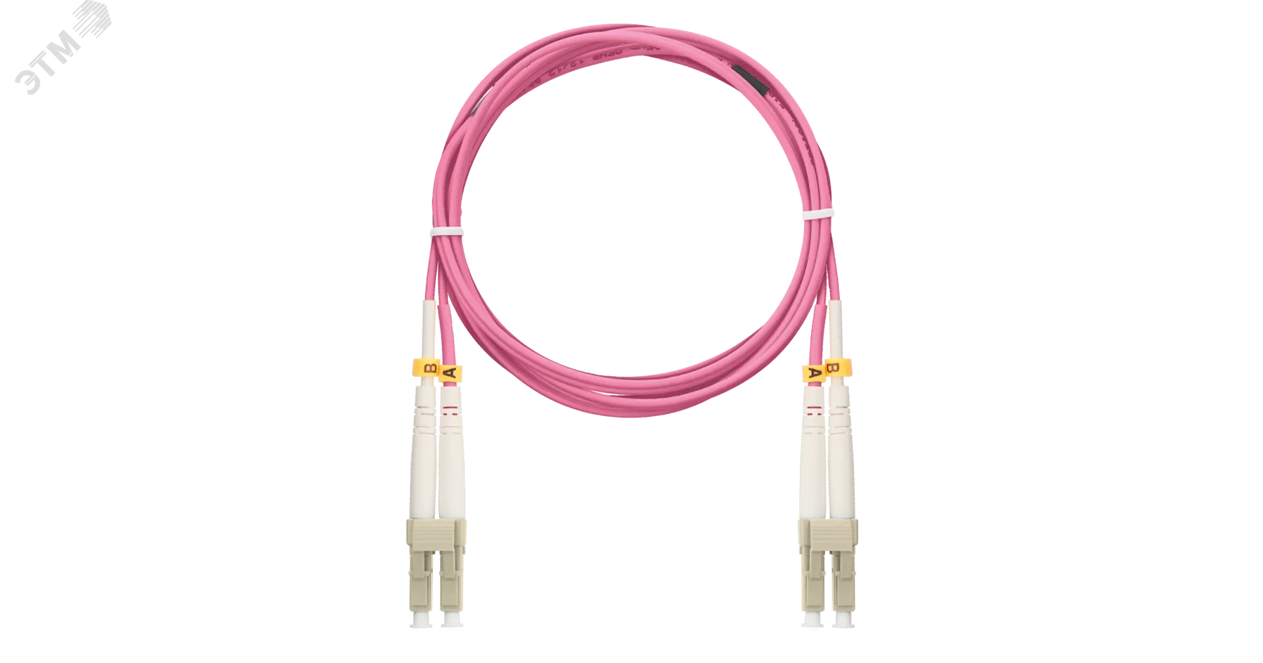 Шнур оптический соединительный мм 50/125 OM4 LC/UPC-LC/UPC двойной LSZH