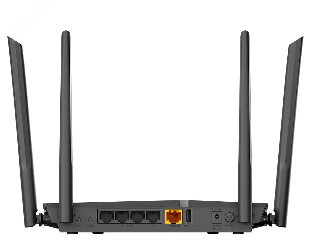 Роутер AC1200 Wave 2 1хWAN, 4хLAN, 1хUSB 2.0, до 1167 Мб/с, 2.4-5 ГГц, MU-MIMO d-link 128312