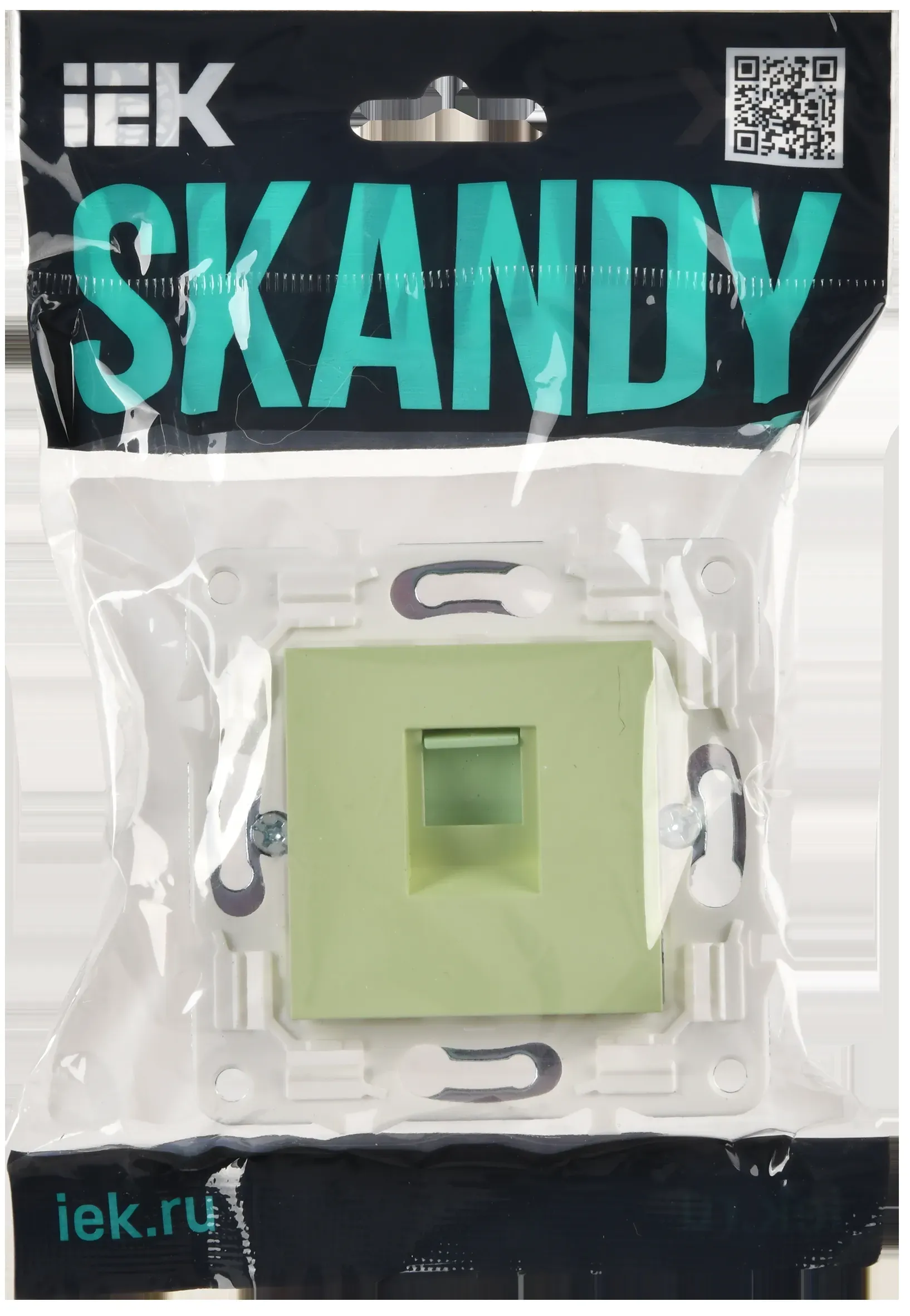 SKANDY Розетка компьютерная RJ45 кат.6 SK-K02G мятный IEK