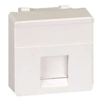 Адаптер на 1 RJ45(12) 75528-, 75540-, 75541-, 75544-39, широкий, шторки, S27, серый