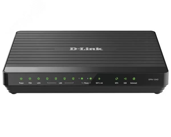 Шлюз беспроводной абонентский голосовой GPONON d-link dpn-124g/2s1u/a1a