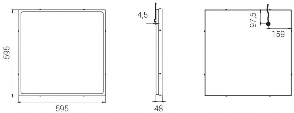 Светильник светодиодный Office IP65 SE 50/5600 opal 3K