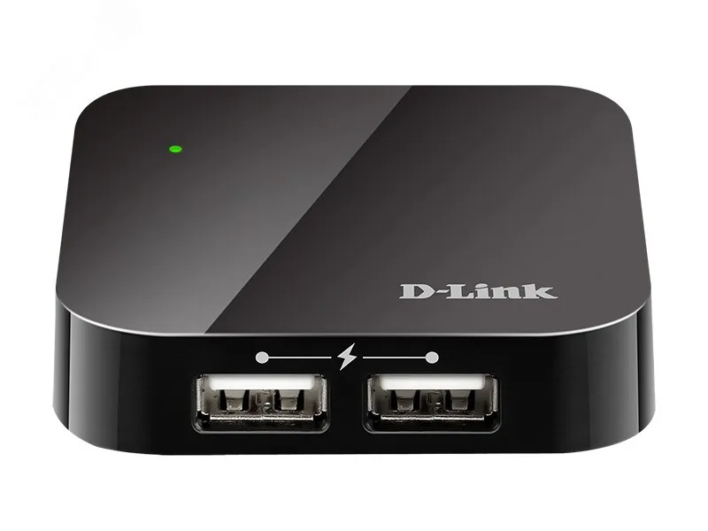 Разветвитель USB 4 порта USB 2.0 Type-A d-link dub-h4/e1a