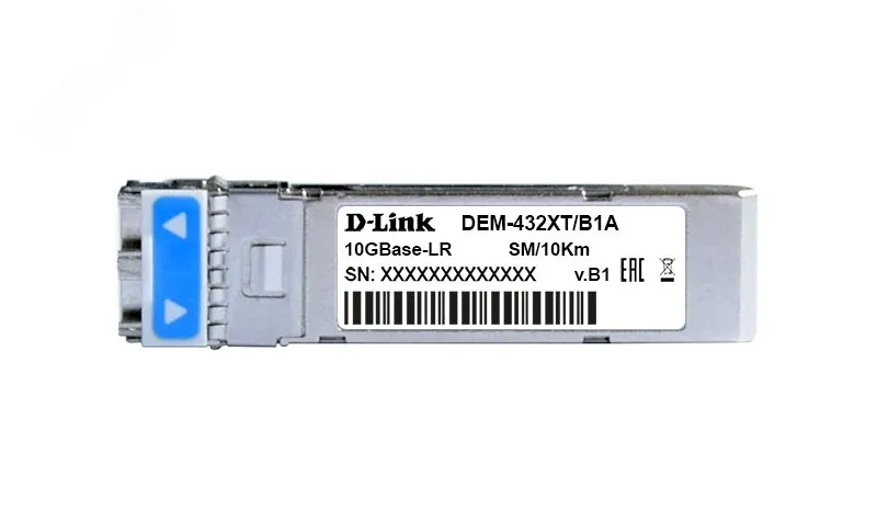 Модуль SFP 1хLC, 10 Гб/с, 1310 нм, до 10 км