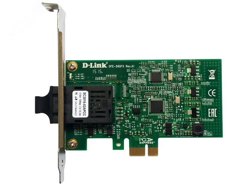 Адаптер сетевой PCI Express1хSC 100 Мб/с d-link 128537