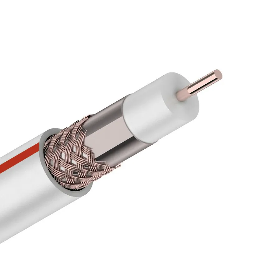 Кабель коаксиальный RG-6SAT-Optima premium CADENA белый
