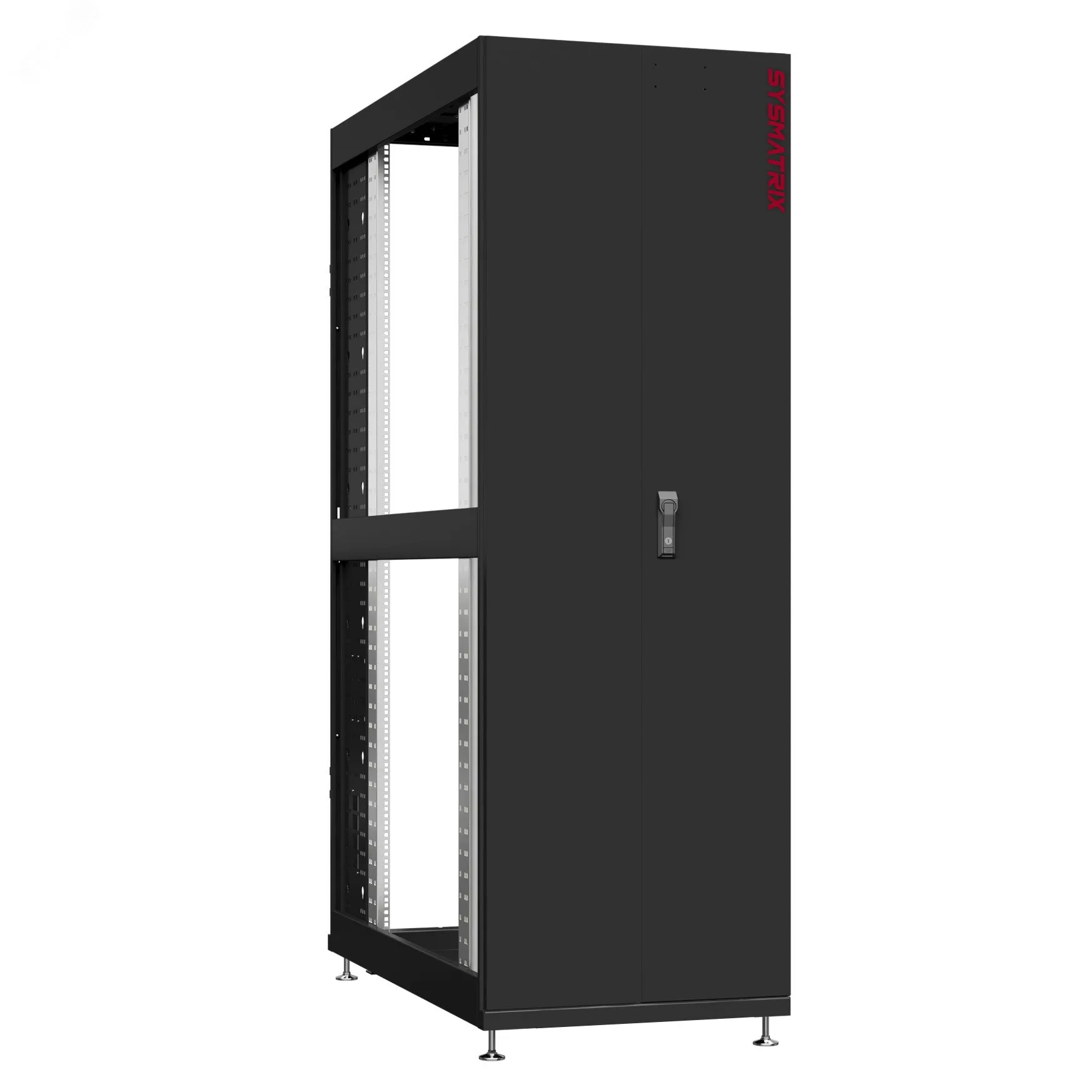 Шкаф серверный 45U 800х1200 передняя дверь: двустворчатая глухой металл IP51. задняя дверь: без. боковые панели: без. цвет: черный RAL9005