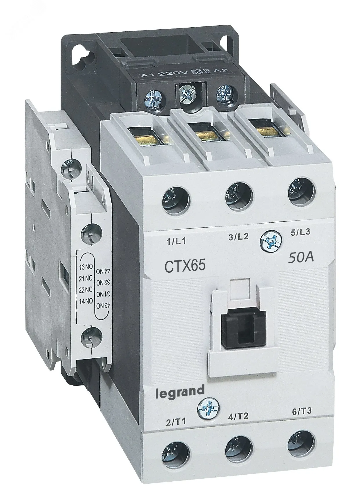 Контактор CTX3 65 3P 50A (AC-3) 2но2нз ~380В Legrand 416158
