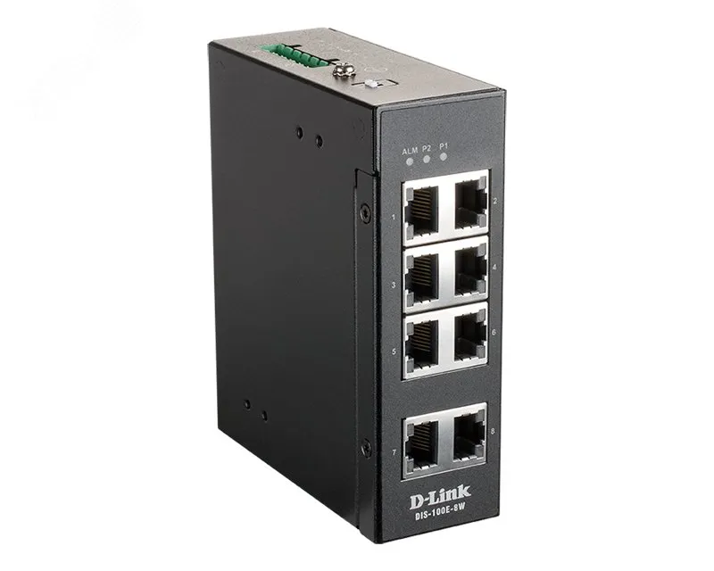 Коммутатор неуправляемый 8 портов 10/100 Мб/с d-link dis-100e-8w/a1a