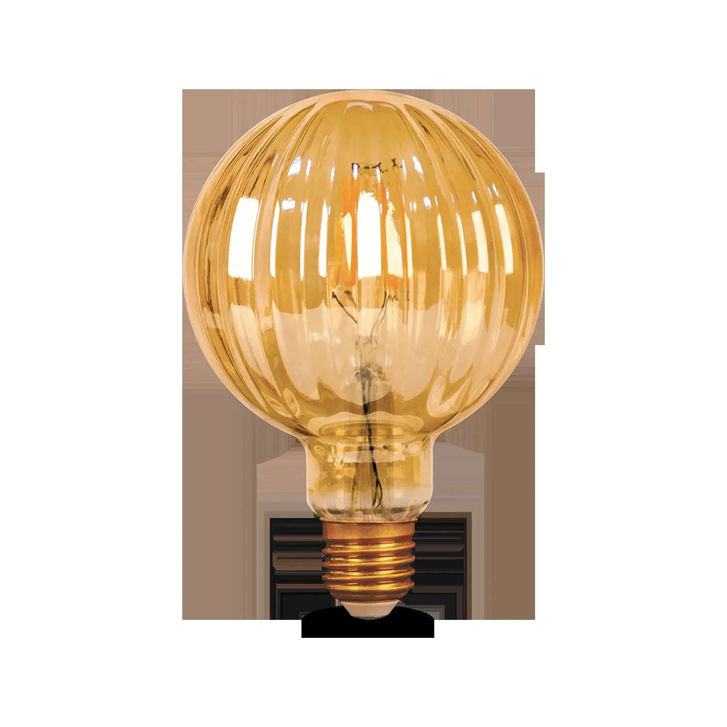 Лампа светодиодная led 4 вт 380 лм 2400к теплая е27 g100 golden baloon filament gauss GAUSS 147802004