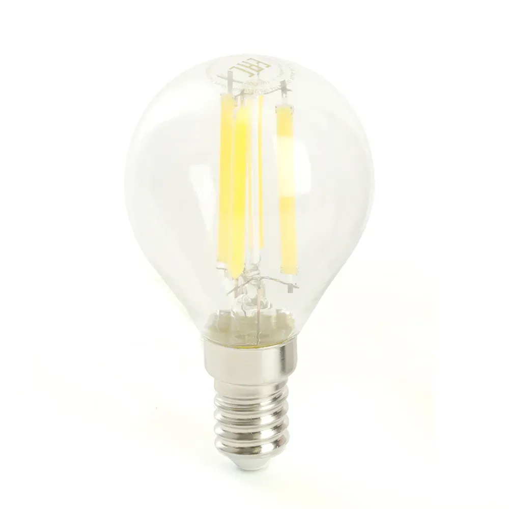 Лампа светодиодная LED 8вт Е14 теплый шар FILAMENT Feron.PRO