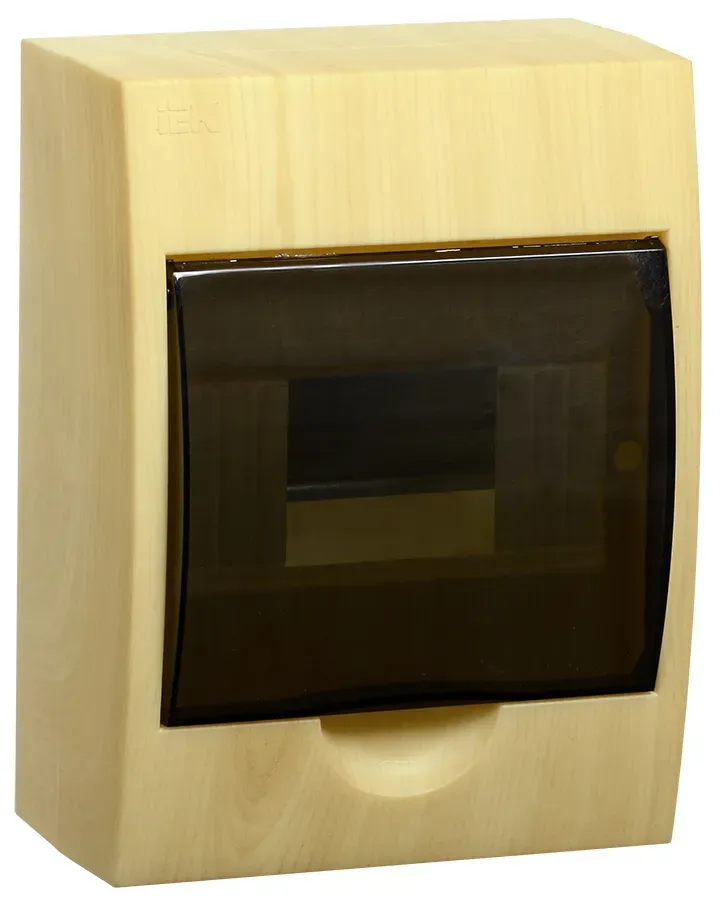 Корпус модульный пластиковый навесной щрн-п-6 (сосна) ip41 IEK MKP12-N-06-41-K34