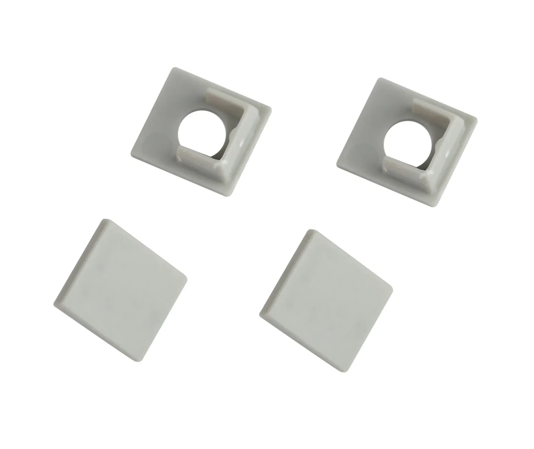 Набор заглушек 5022-3 для профиля 5022, 4624, 5313(01) 3313, 3213, 5313(02) 2шт глухие 2шт с отверстием ЭРА Б0062806