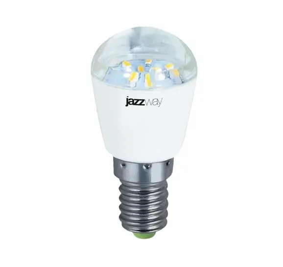 Лампа светодиодная led 2вт т26 е14 холодный прозрачная (для холодильника) JAZZWAY 1007667