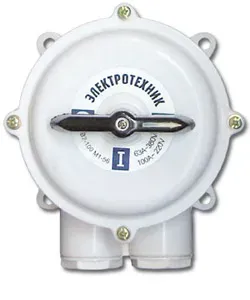 Выключатель пакетный ВП2-100 М1 до 100А плоский корпус IP56 Электротехник ET001717