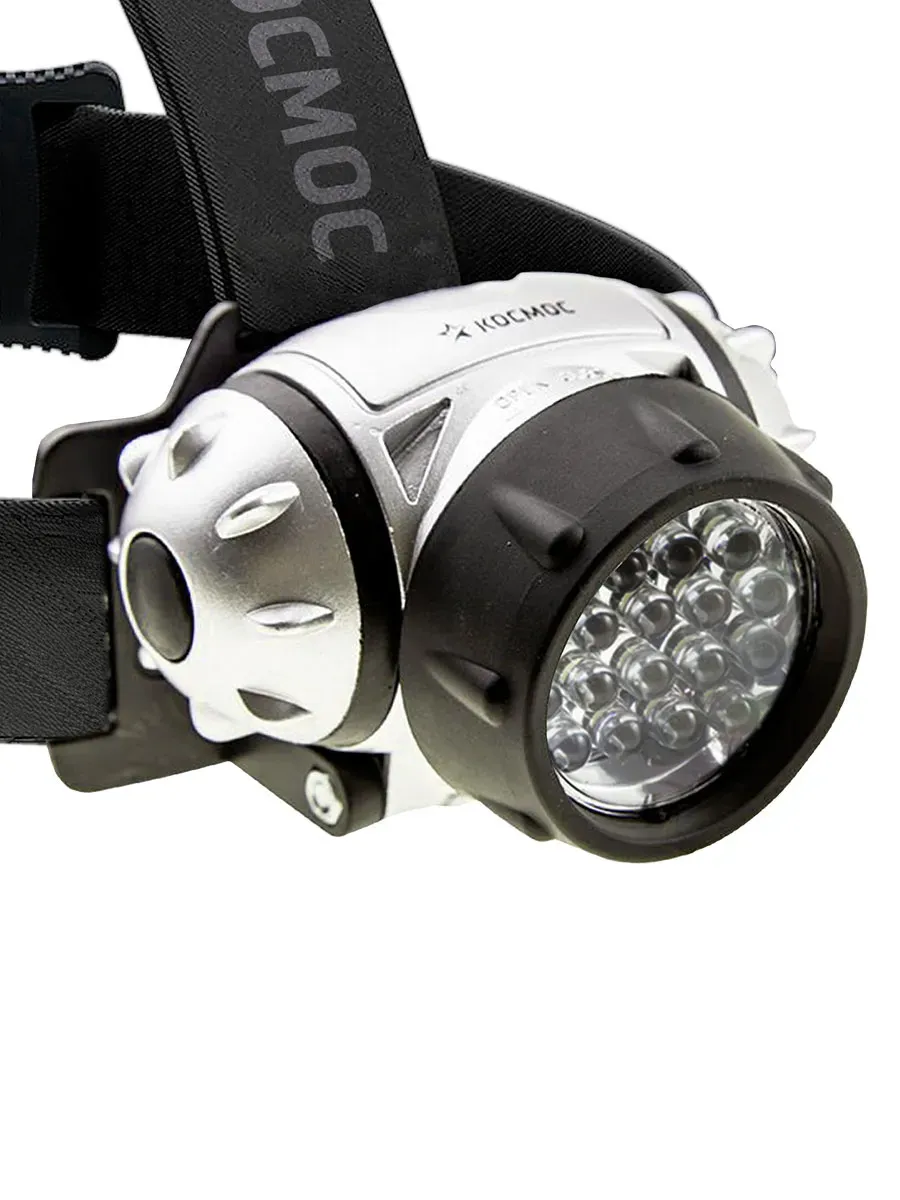 Фонарь налобный , 14 LED, 3 батарейки ААА, 130Lm, Космос koc-h14-led