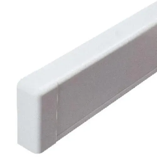 Заглушка для плинтусного короба 100х40 мм белый(розница, 1 шт в пакете) DKC AIR10045R