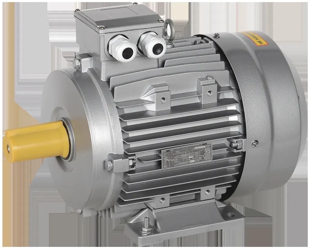 Электродвигатель трехфазный АИС 132S4 380В 5,5кВт 1500об/мин 1081 DRIVE ONI (IEK) AIS132-S4-005-5-1510