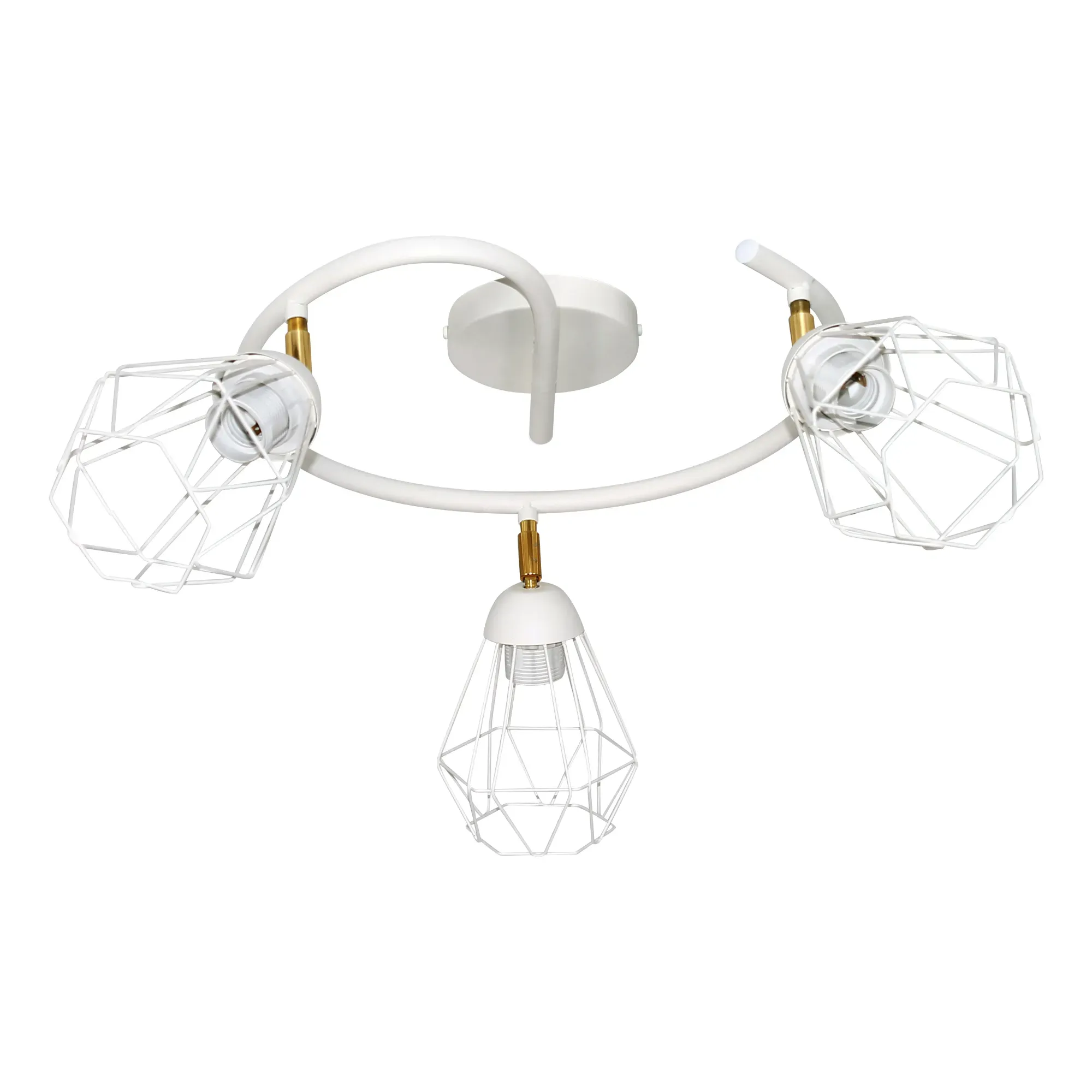 Светильник Кристаль 131 бел. муар НПБ 01-3х60-224 Е27  потолочный ЭЛЕТЕХ 1005405221