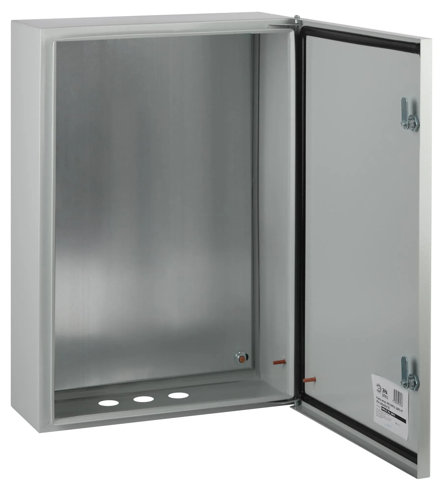 Корпус металлический simple щмпг-07 (600х400х175) ip54 у2 серый ЭРА Б0047696
