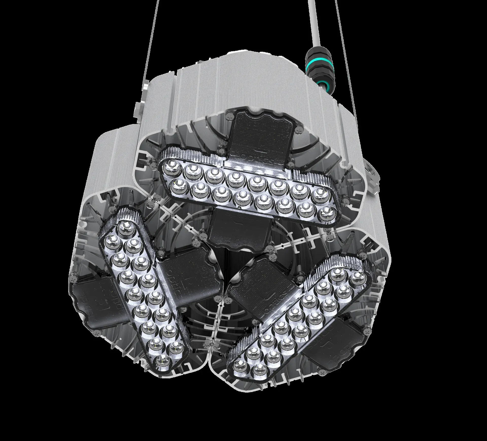 Светильник l-lego ii 165/135/г60/750/l100/05/ikix-33/220ac ip66 LEDEL LGII135-315-514-18