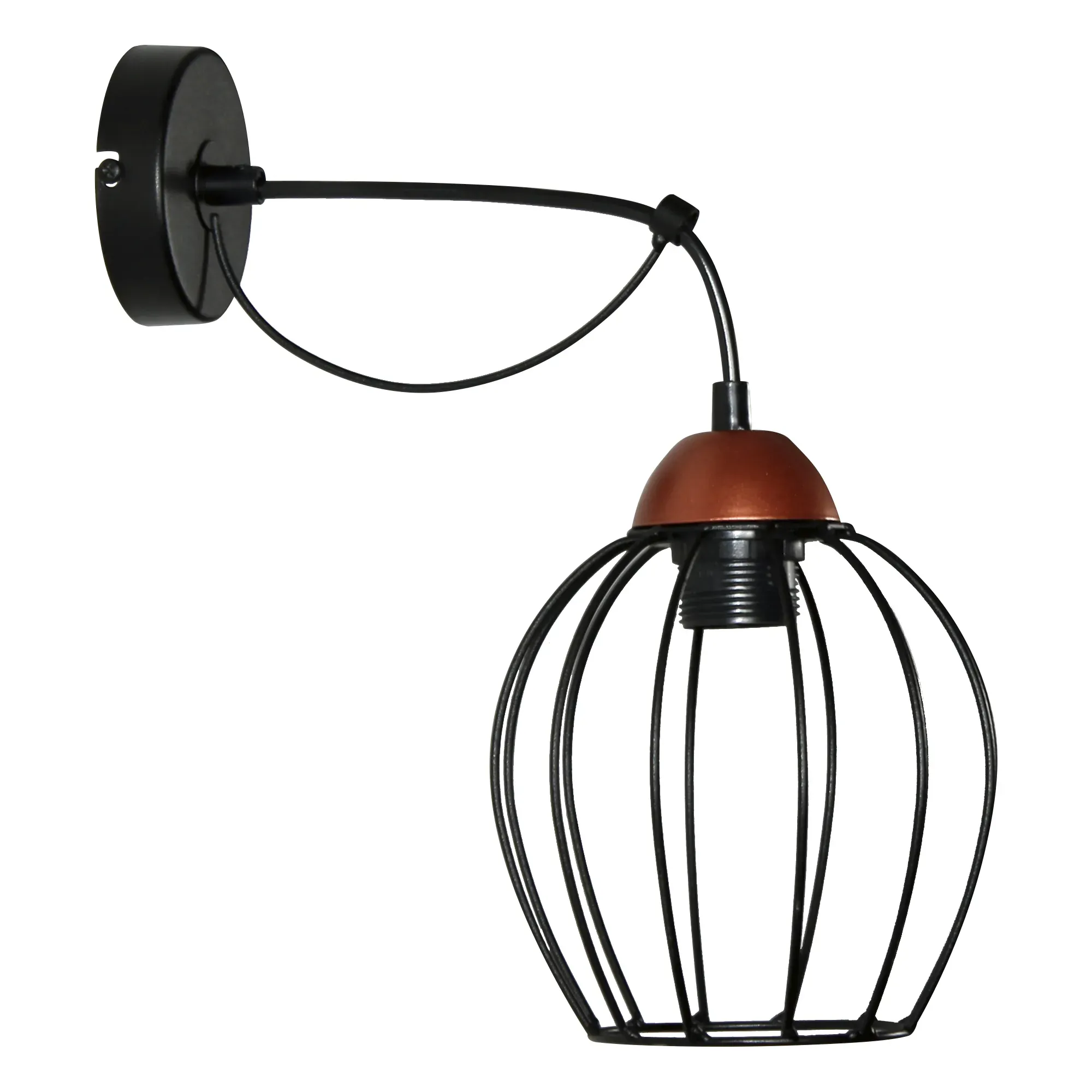 Светильник Конти 511 черн.муар медь (Плафон Сфера) НББ 01-60-165 Е27 ИМ ЭЛЕТЕХ 1005405029