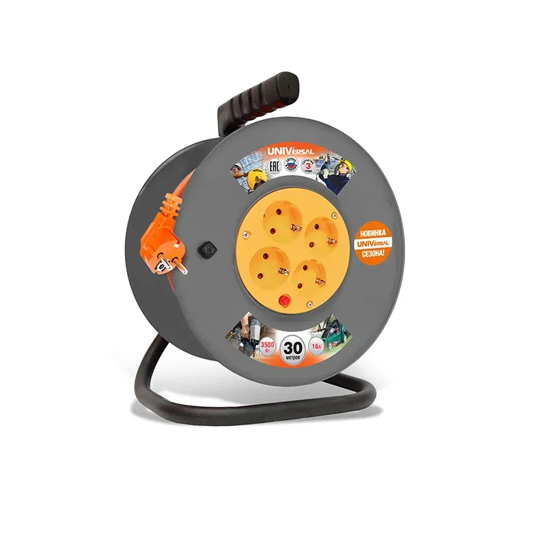 Удлинитель силовой ВЕМ-250 термо ПВС 3*1 30м Универсал 1682