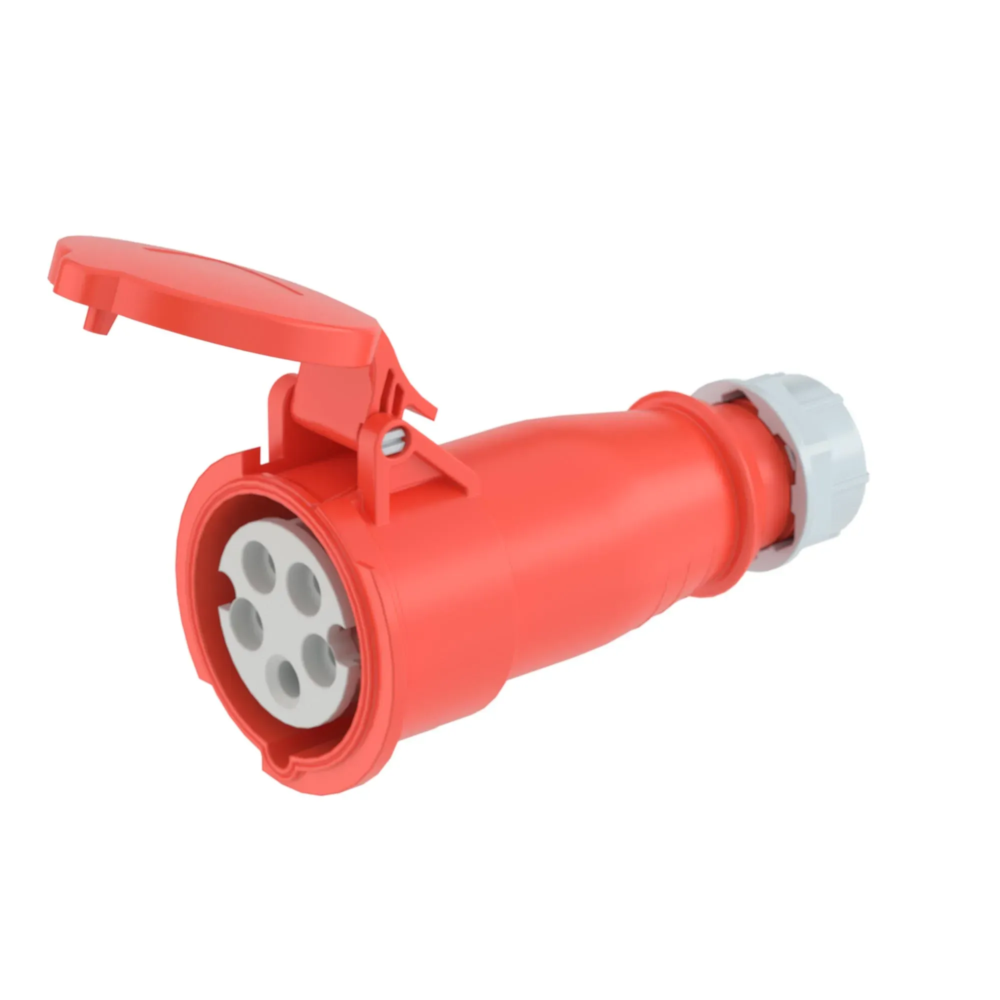 Розетка кабельная 32a 3p+e+n ip44 переносная 400v ДКС DIS3133247