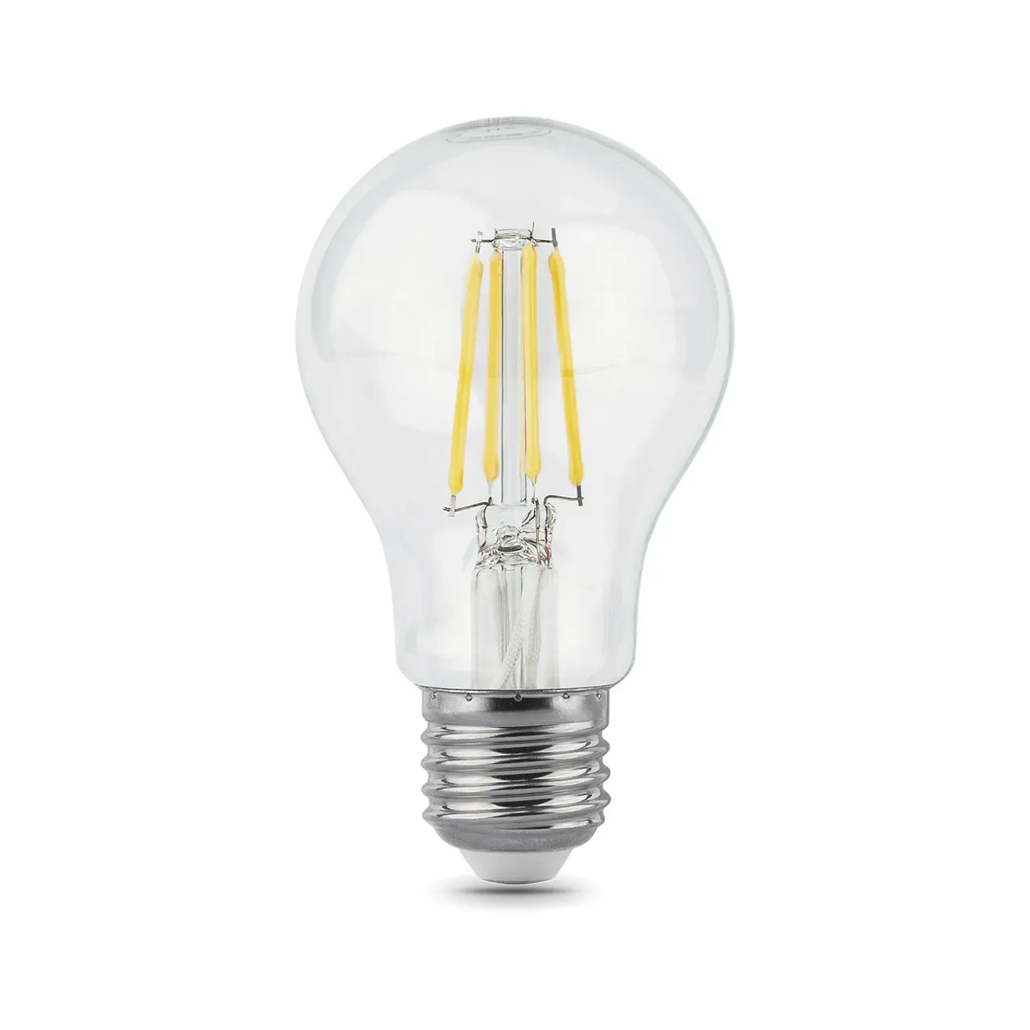 Лампа gauss filament а60 8w 780lm 4100к е27 led 1/10/40 GAUSS 102802208